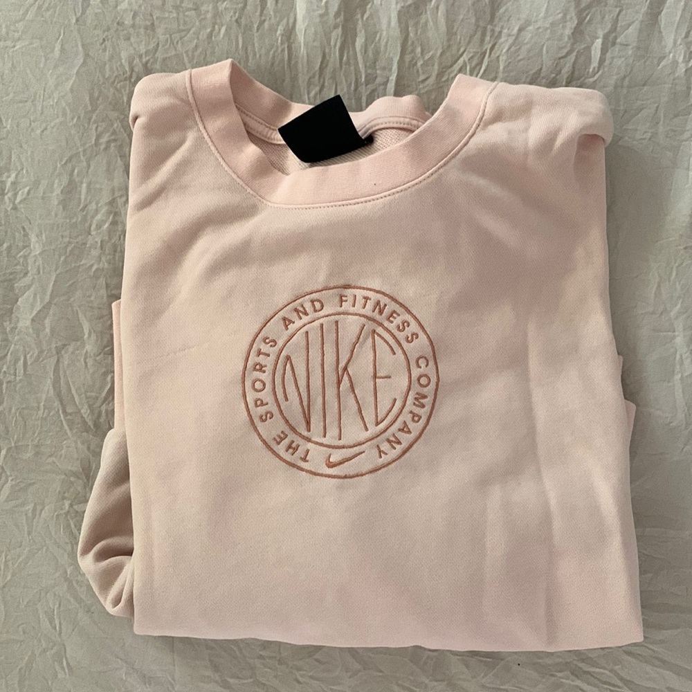 Oversized cropped Nike crew neck